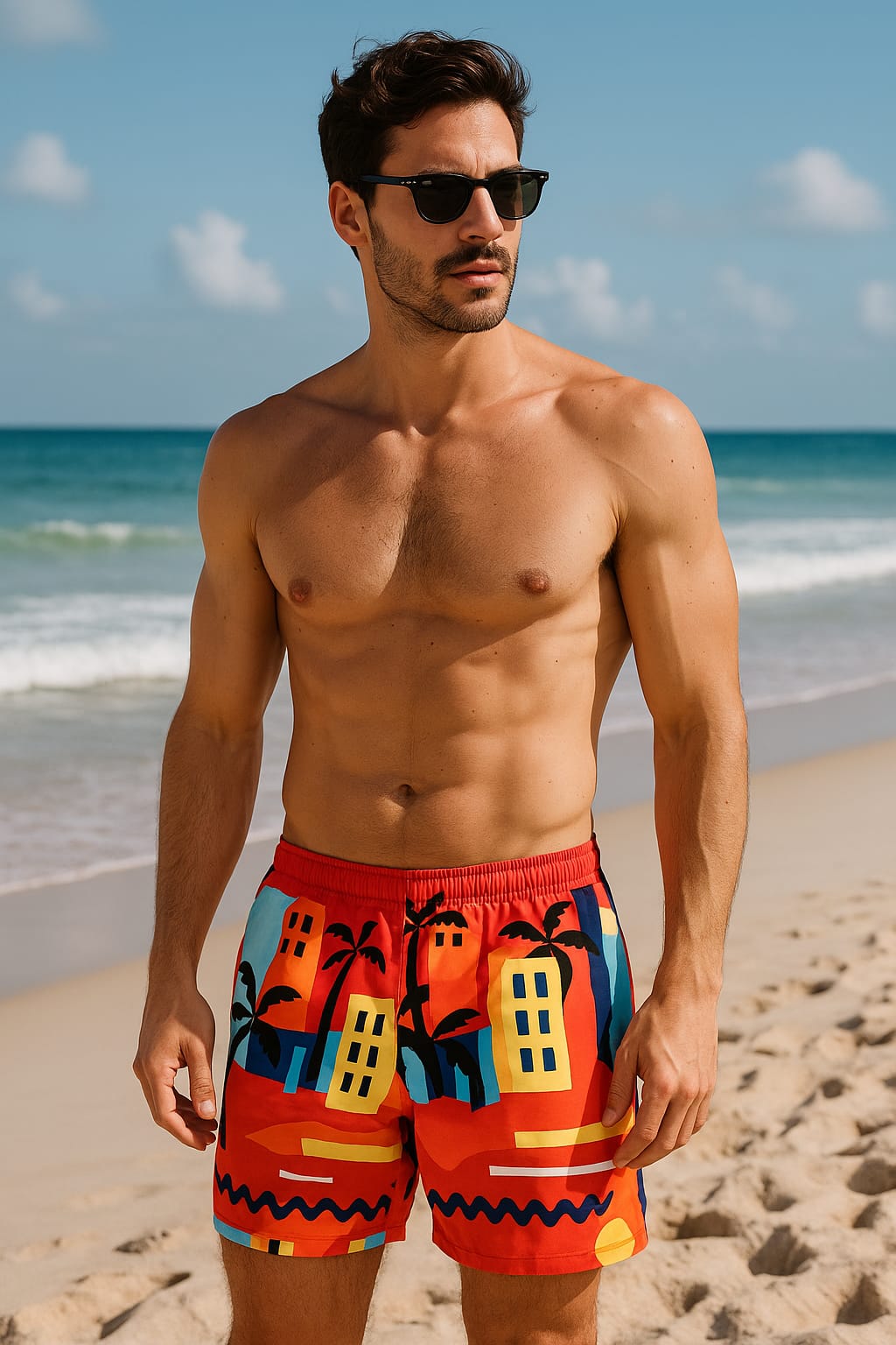 Sunset City Swim Shorts
