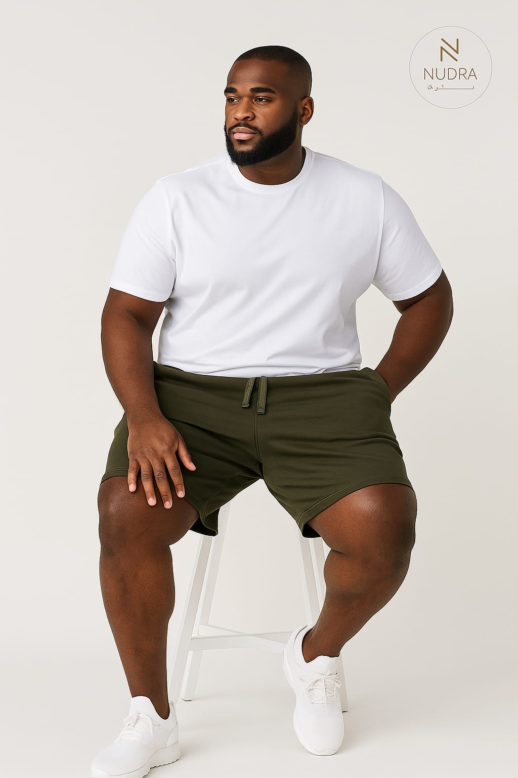 Men's Khaki Green Everyday Shorts