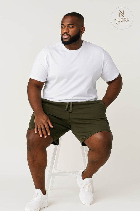 Men's Khaki Green Everyday Shorts