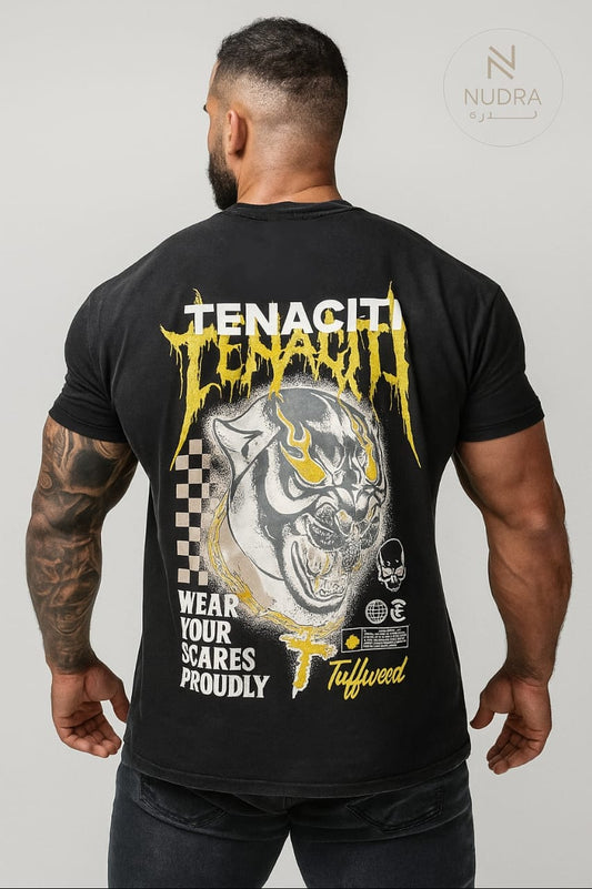 Tenacity Tiger Graphic Oversized T-Shirt