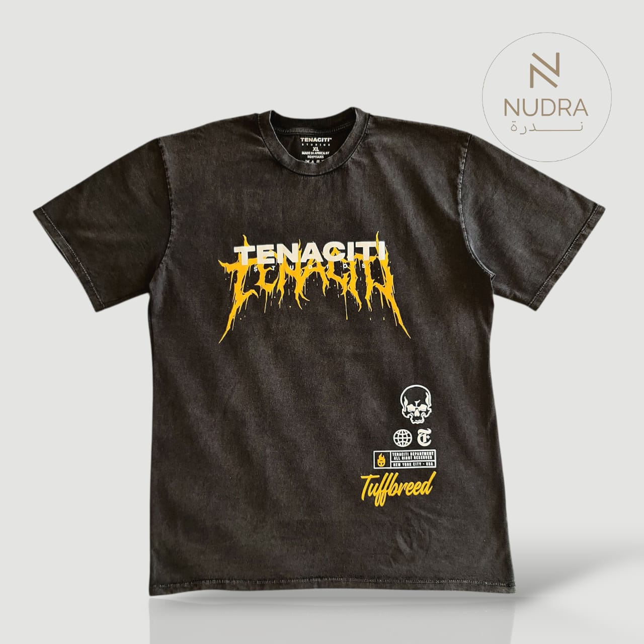 Tenacity Tiger Graphic Oversized T-Shirt