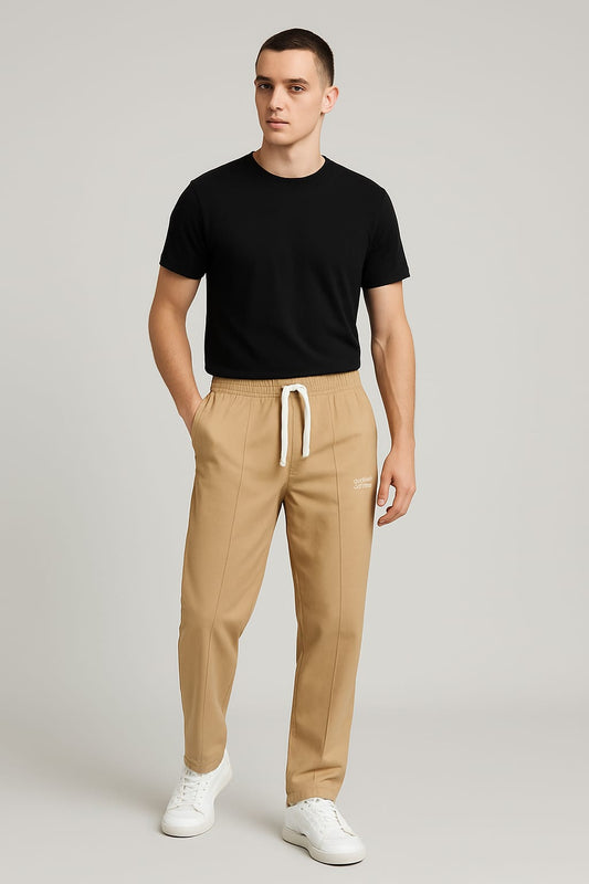 Tan Men's Casual Sweatpants